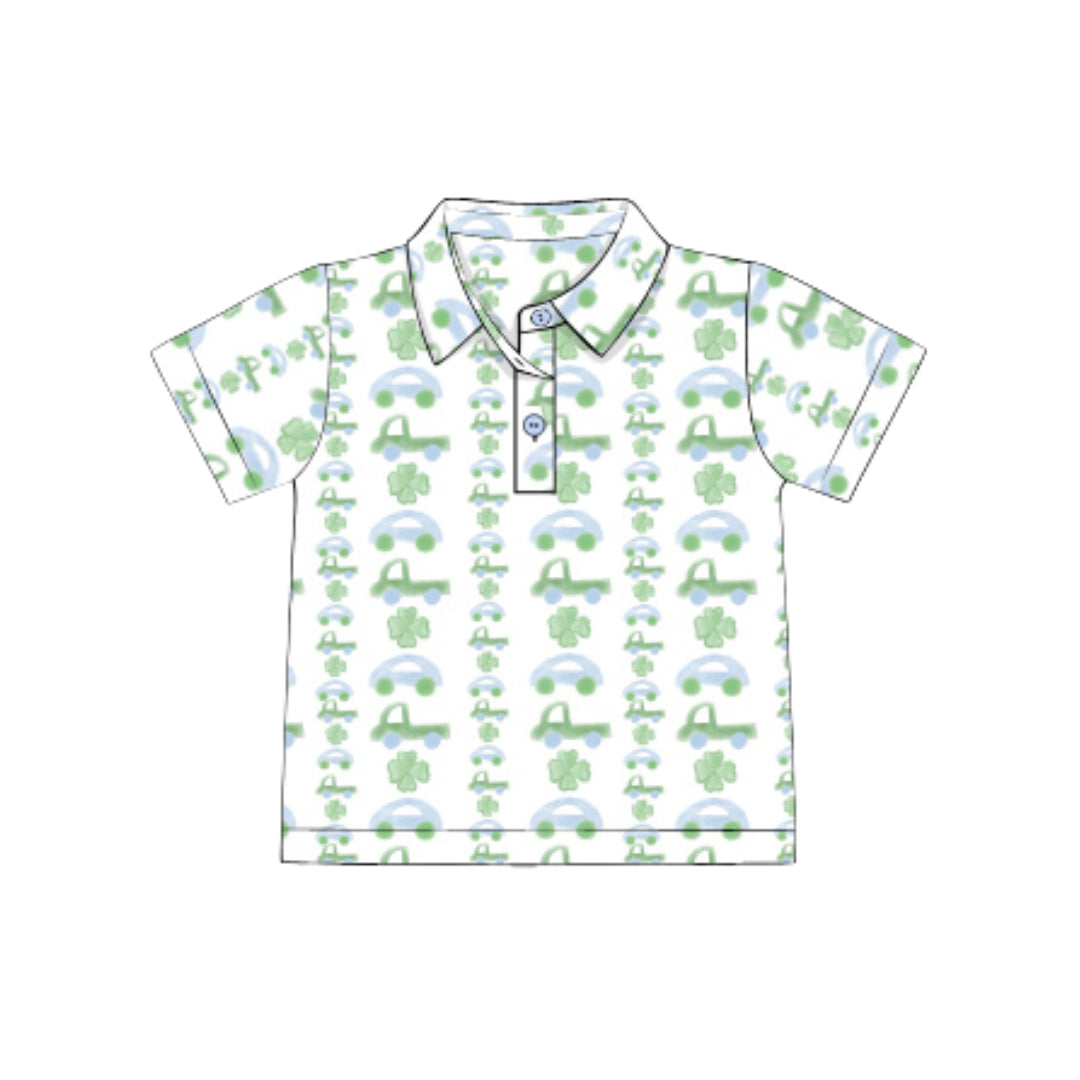 CARS & SHAMROCKS POLO