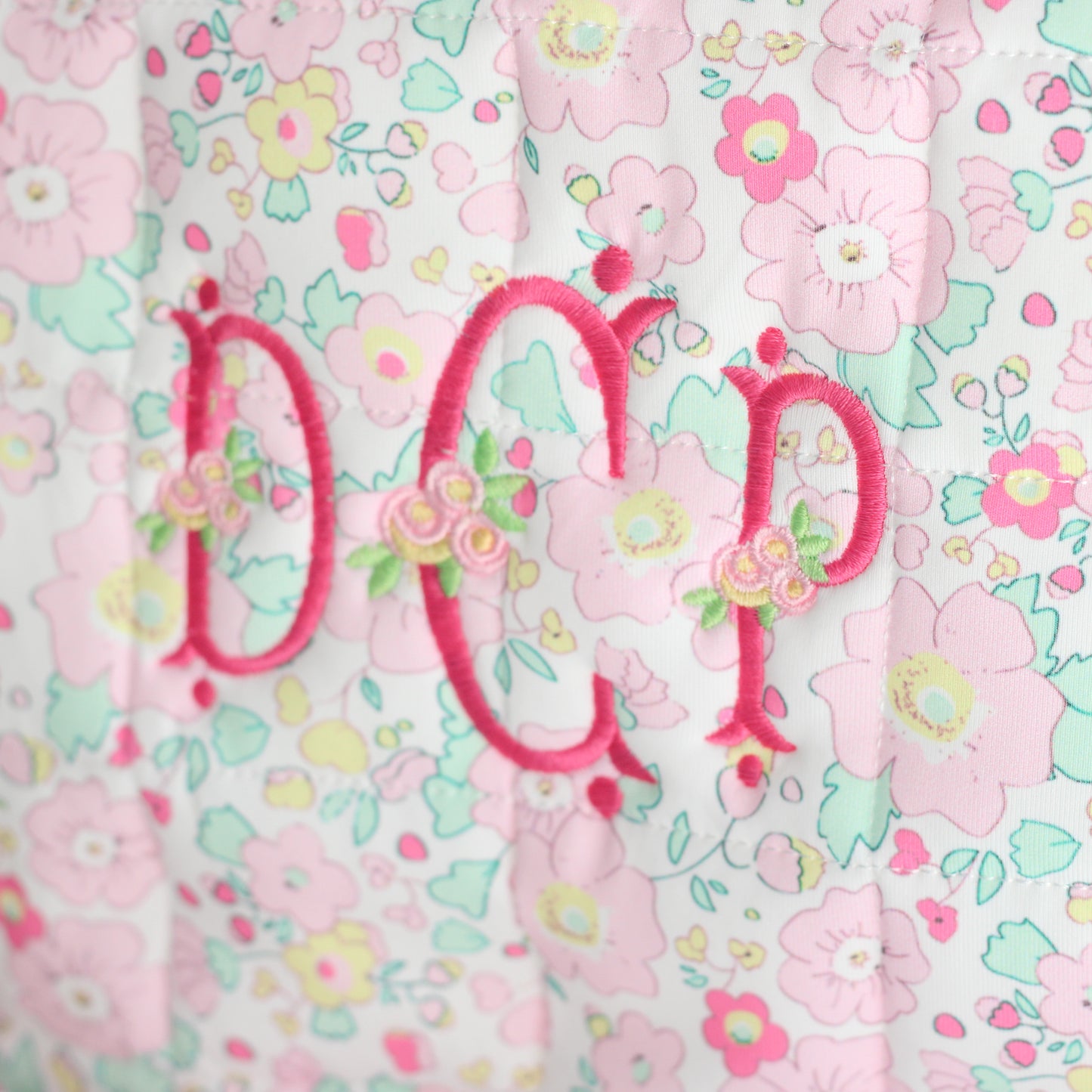 MARGO FLORAL LARGE ZIPPERED POUCH