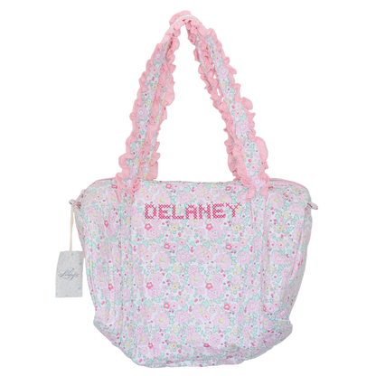 MARGO FLORAL QUILTED DUFFEL