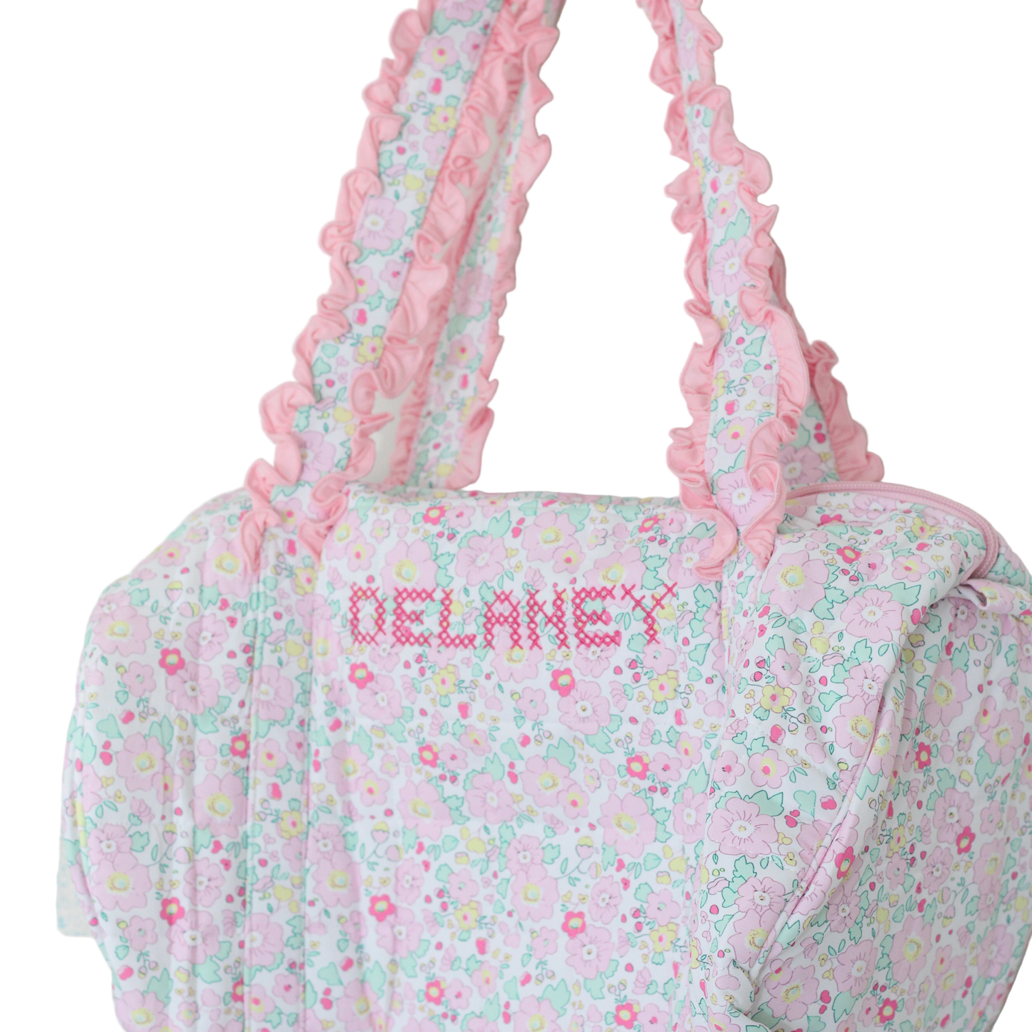 MARGO FLORAL QUILTED DUFFEL