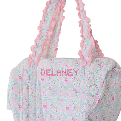 MARGO FLORAL QUILTED DUFFEL