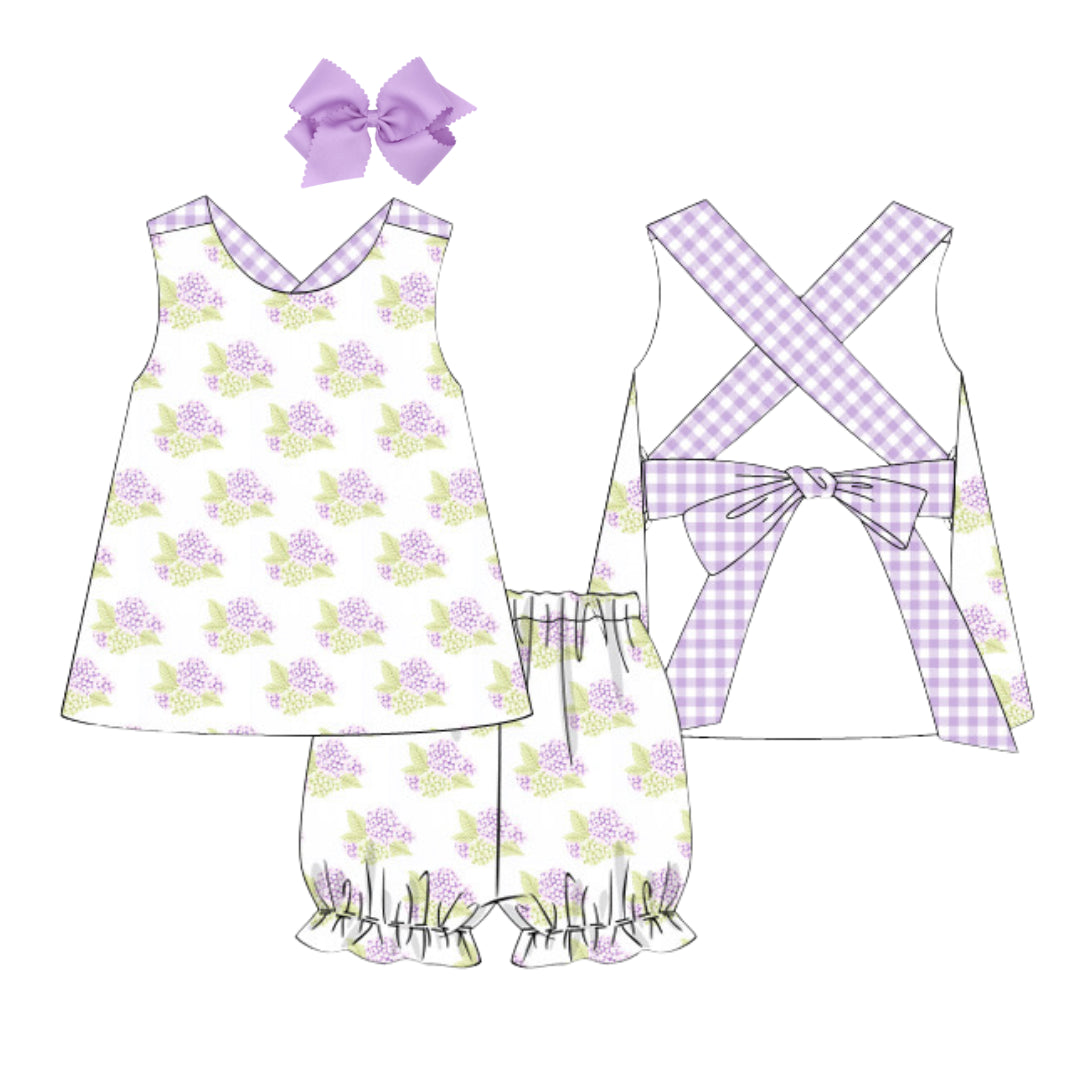 LAVENDER HYDRANGEAS BLOOMER SET