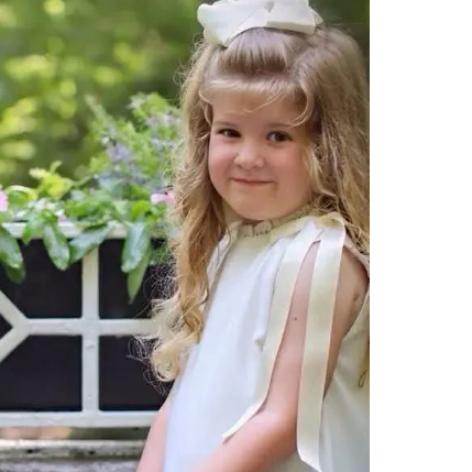 White Linen & Cream Dress