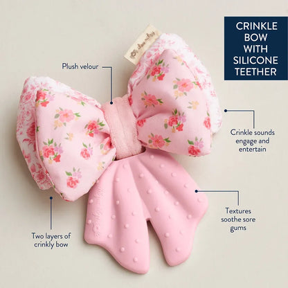 Sweetie Crinkle™ Bow Sensory Teether
