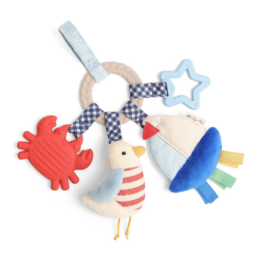 Bitzy Busy Ring™ Nautical Teething Activity Toy