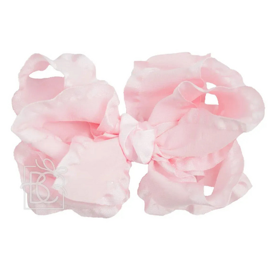Large Double Ruffle Multi-loop Bow