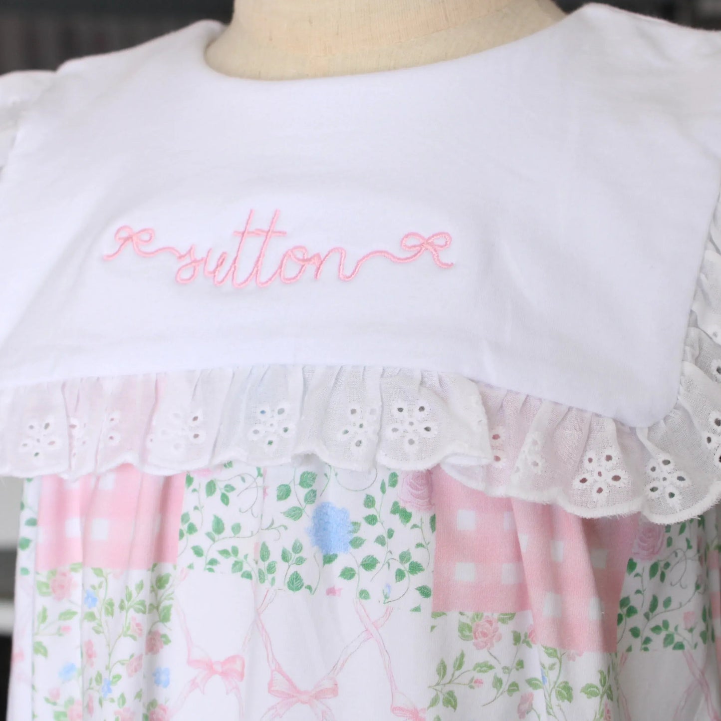 Palmer Patchwork Bib Collar Bubble
