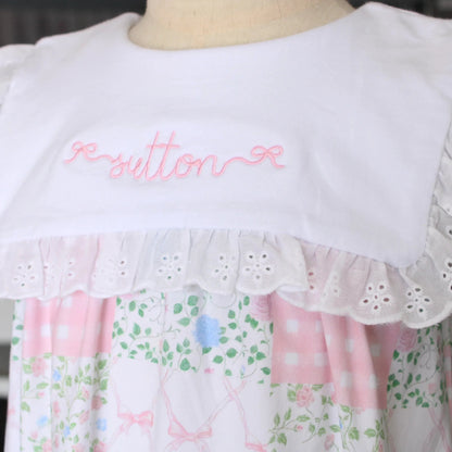Palmer Patchwork Bib Collar Bubble