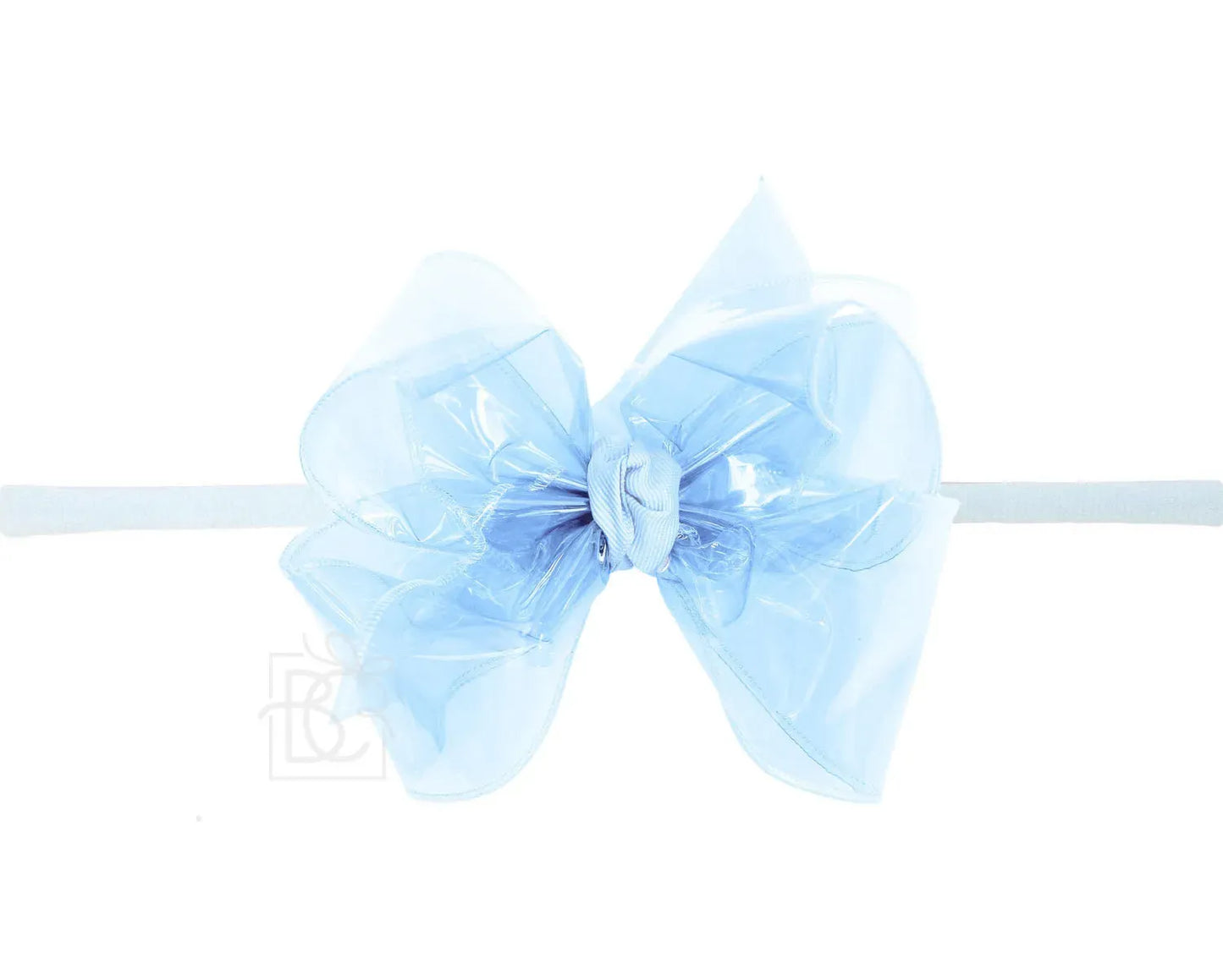 Thin Nylon Headband with 4.5" Waterproof Hair Bow