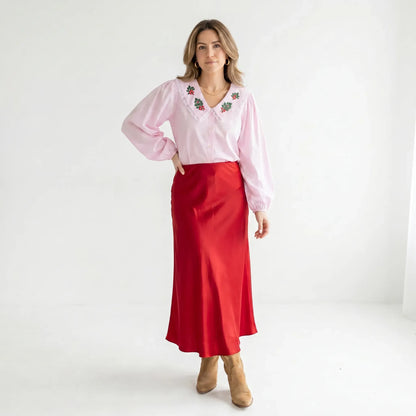 Womans Pink Holly Blouse