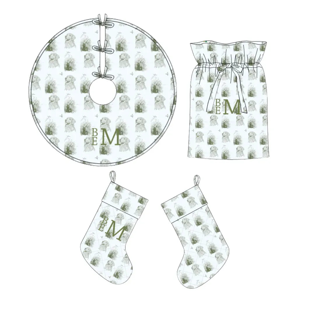 Hunting Toile Quilted Christmas Collection