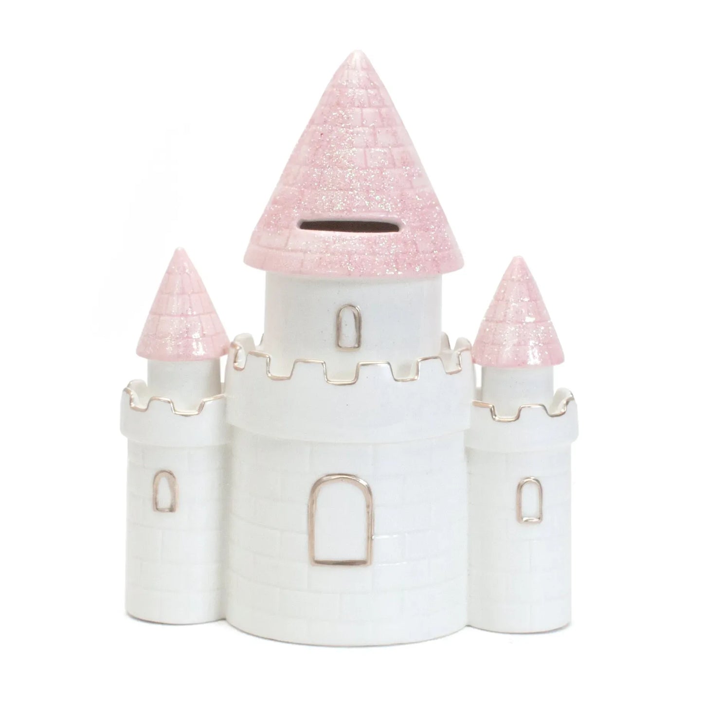 Dream Big Castle Ceramic Piggy Bank