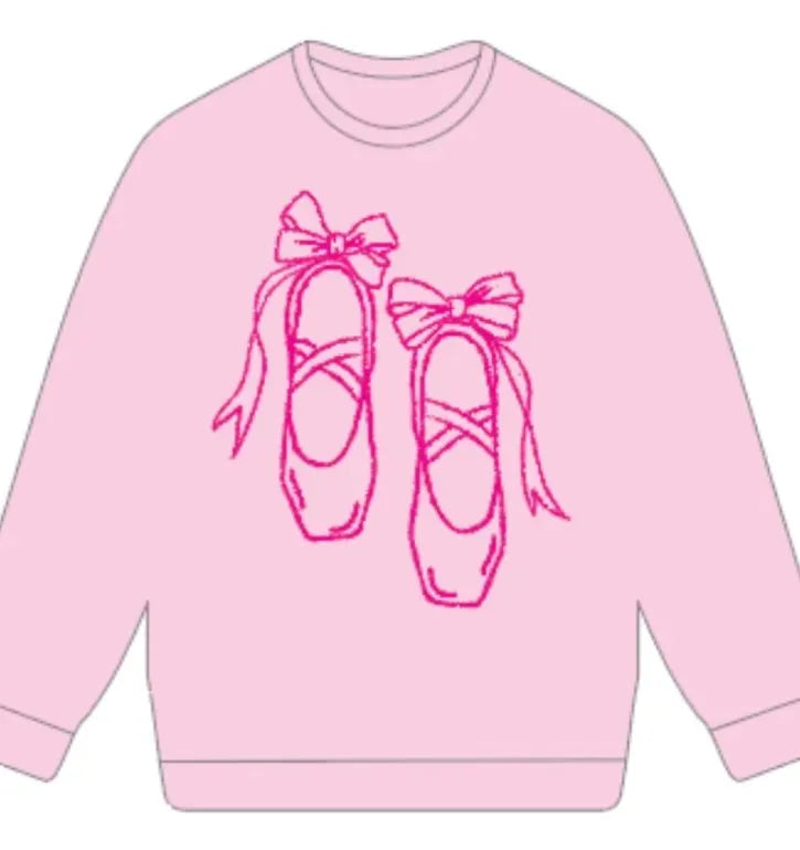 Light Pink Ballet Slippers Sweatshirt