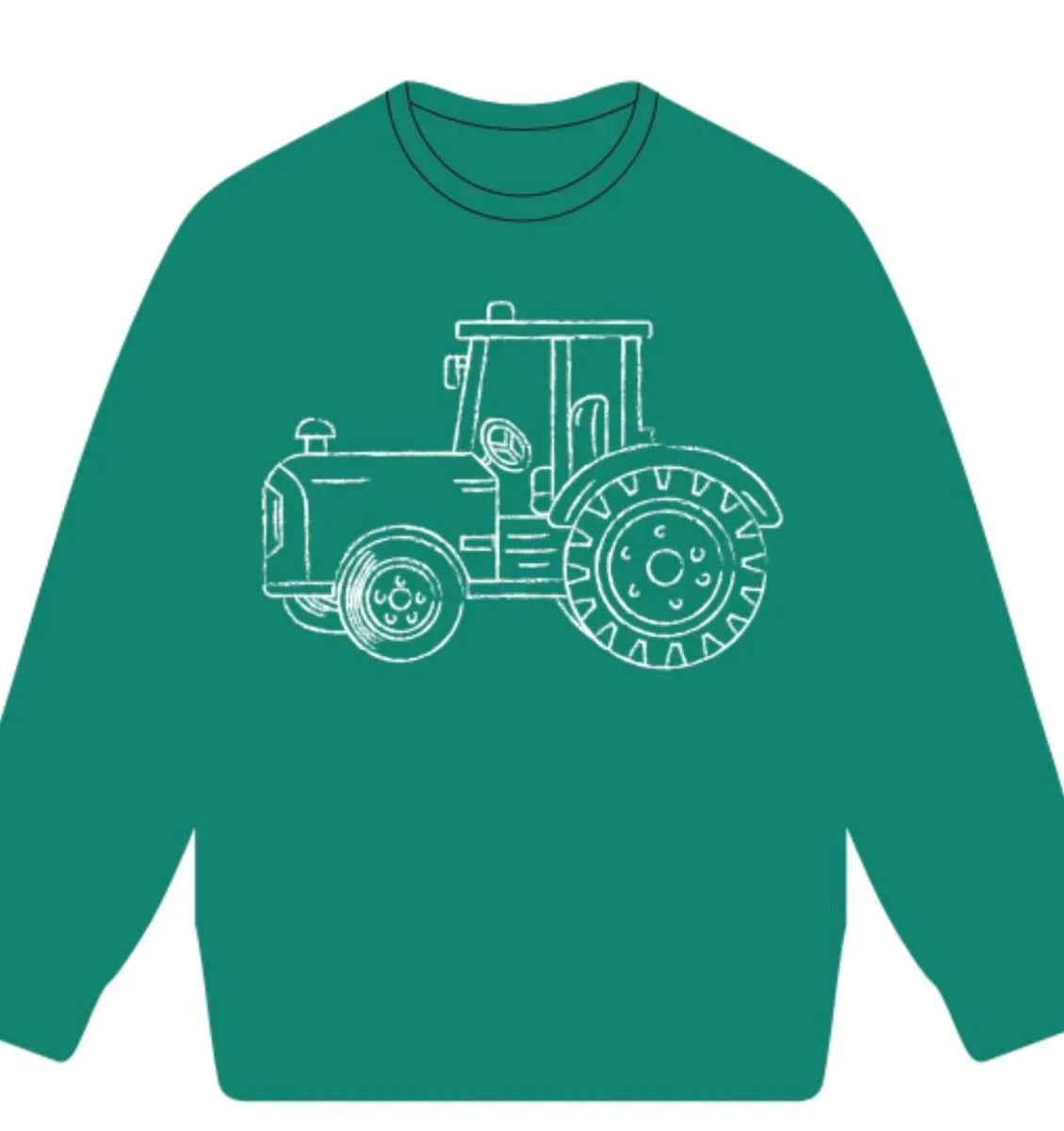 Green Tractor Sweatshirt