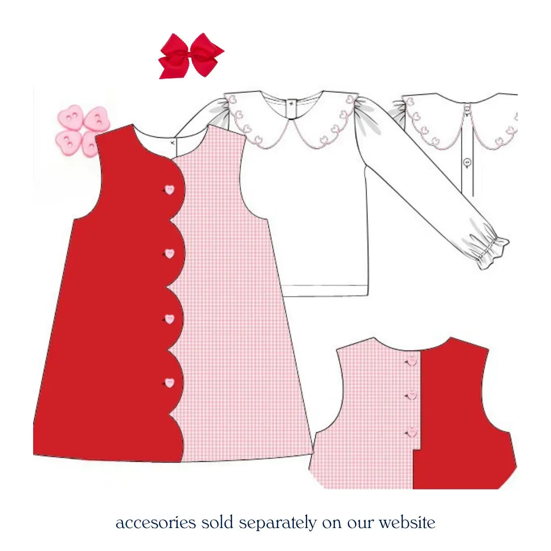 Button My Heart Dress & Shirt