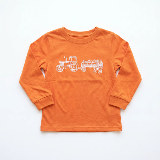 Burnt Orange Hayride Long Sleeve T-Shirt