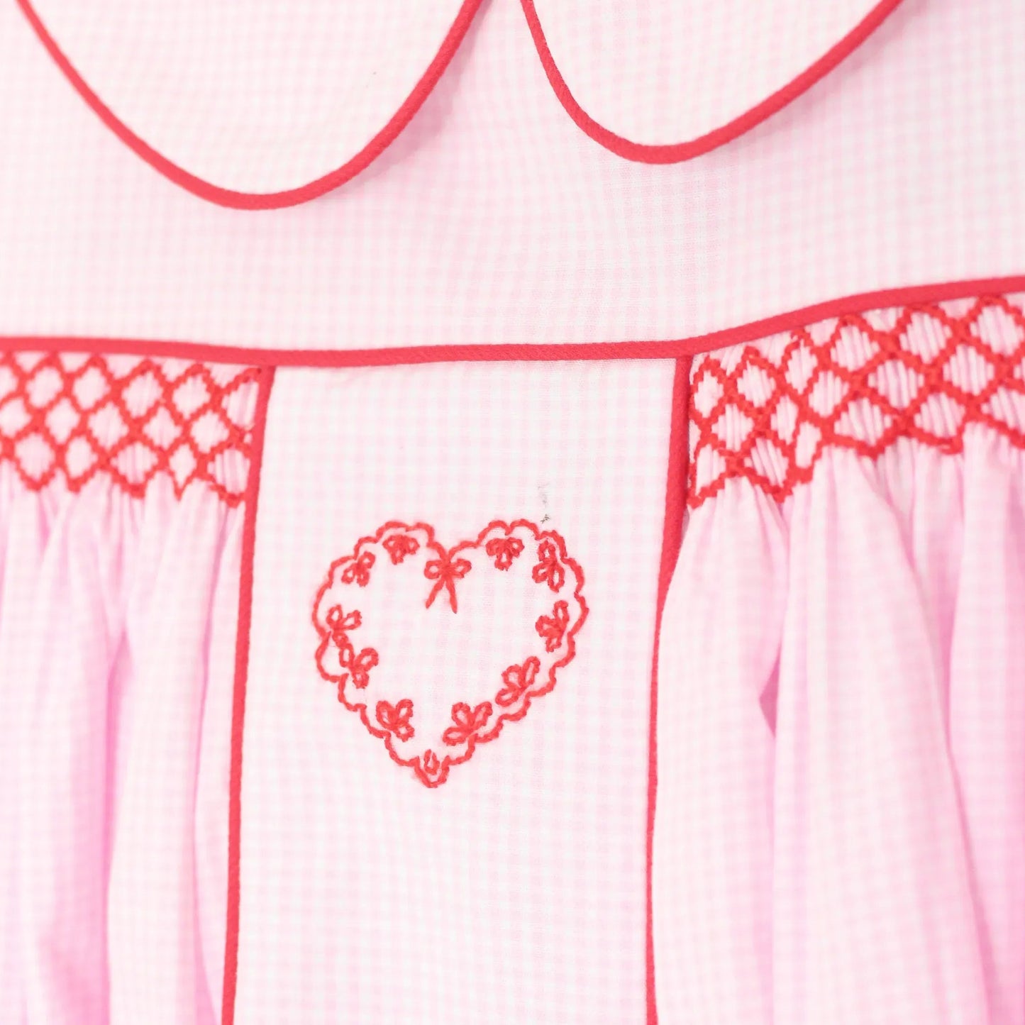 Lace Doilies Smocked Bloomer Set