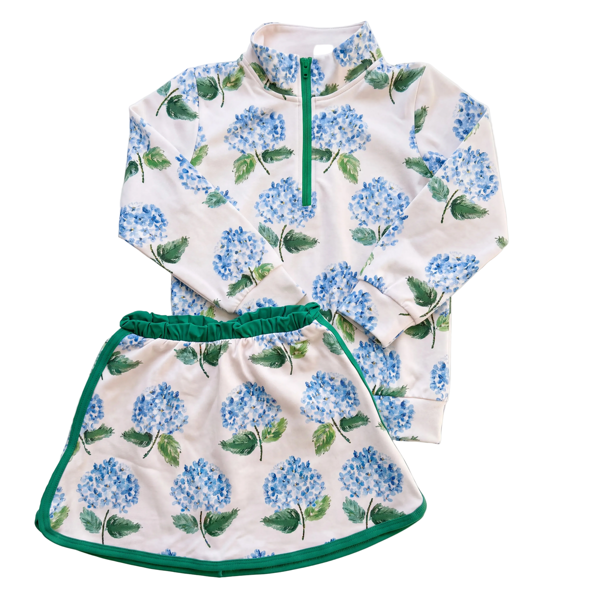 Sally Skort Set in Hampton Hydrangeas