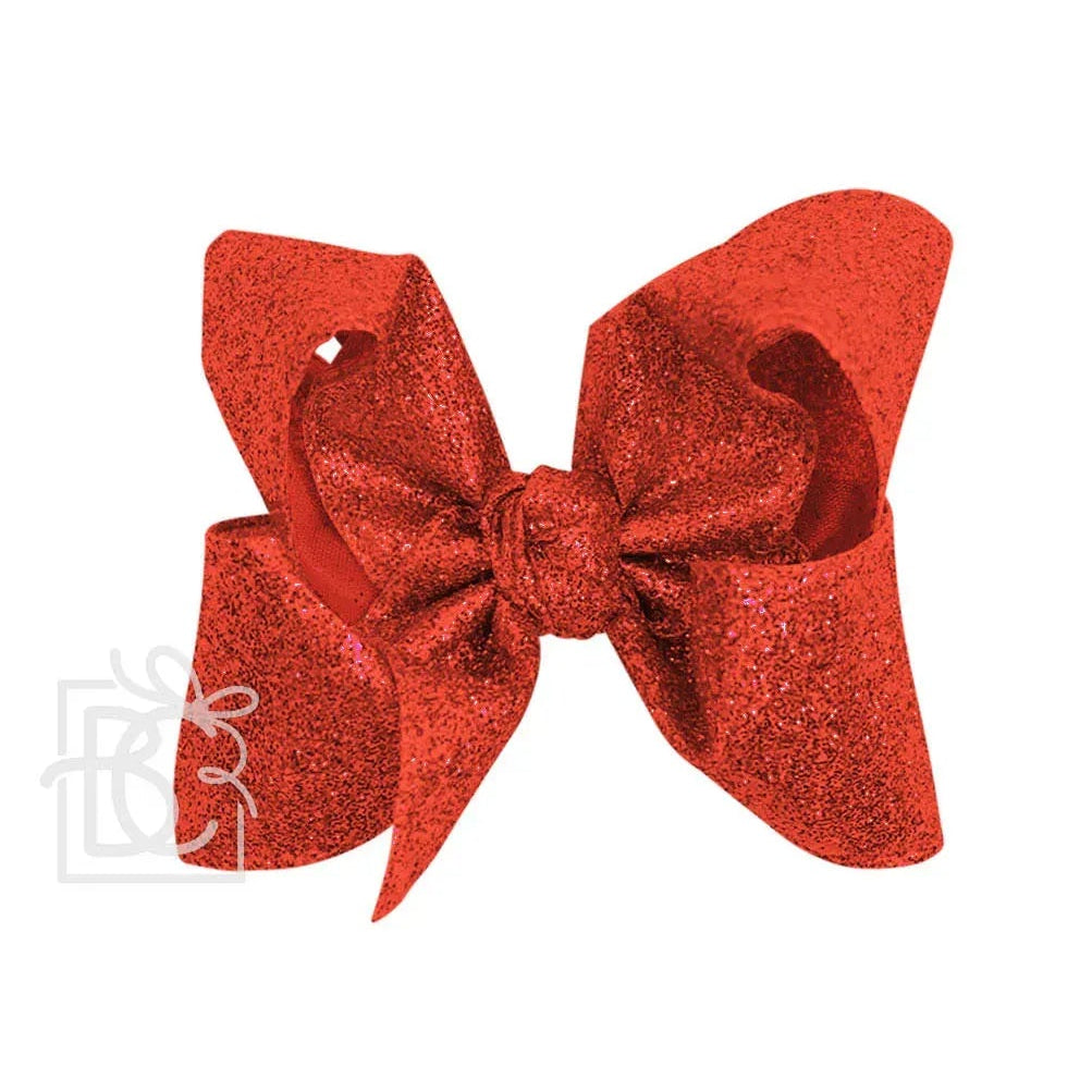 Glitter Metallic Bow (multiple color & style options)