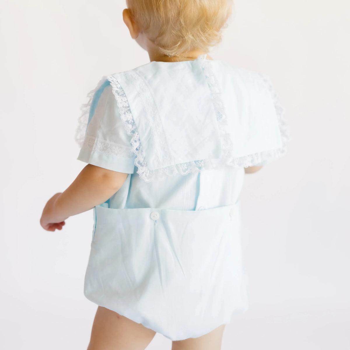 Robinson Heirloom Button On Bubble In Blue