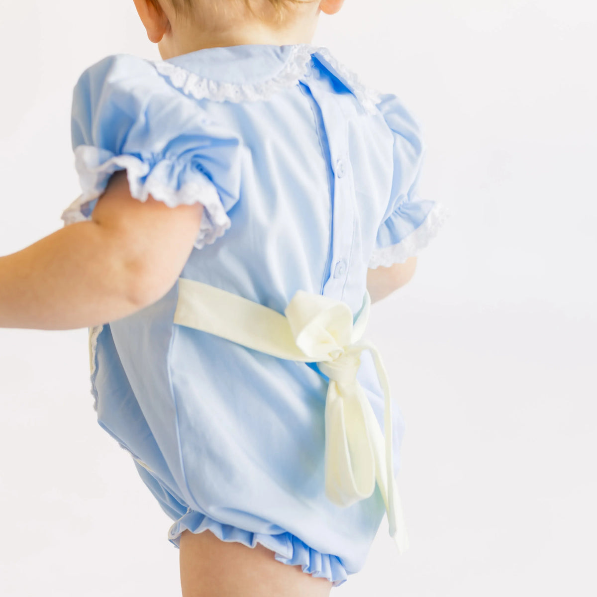 Girls Smocked Peter Rabbit Bubble