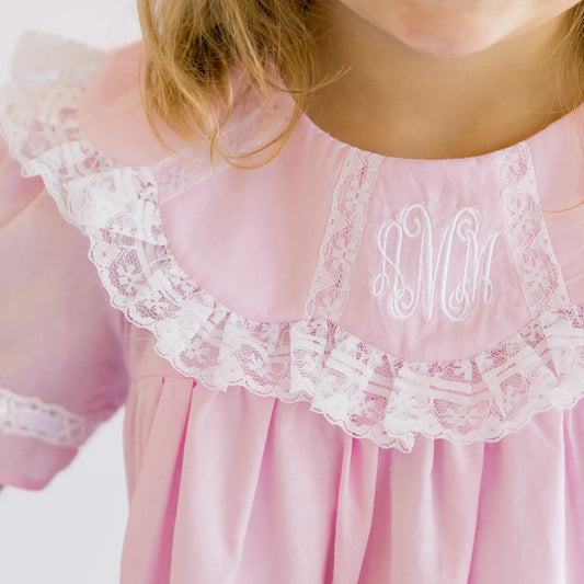 Estelle Heirloom Dress In Pink