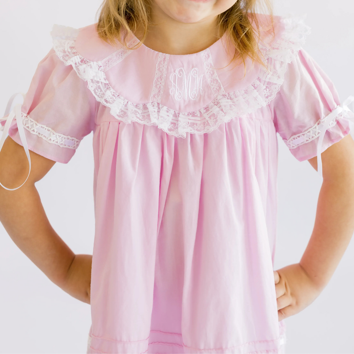 Estelle Heirloom Dress In Pink