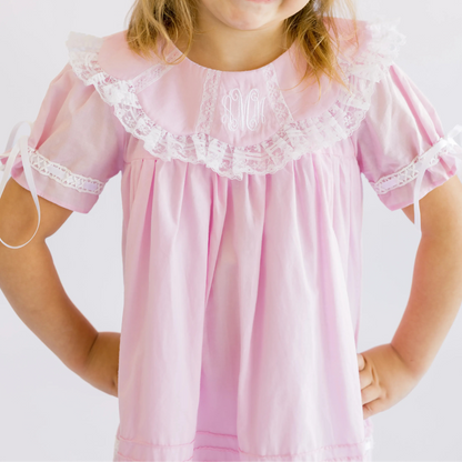 Estelle Heirloom Dress In Pink