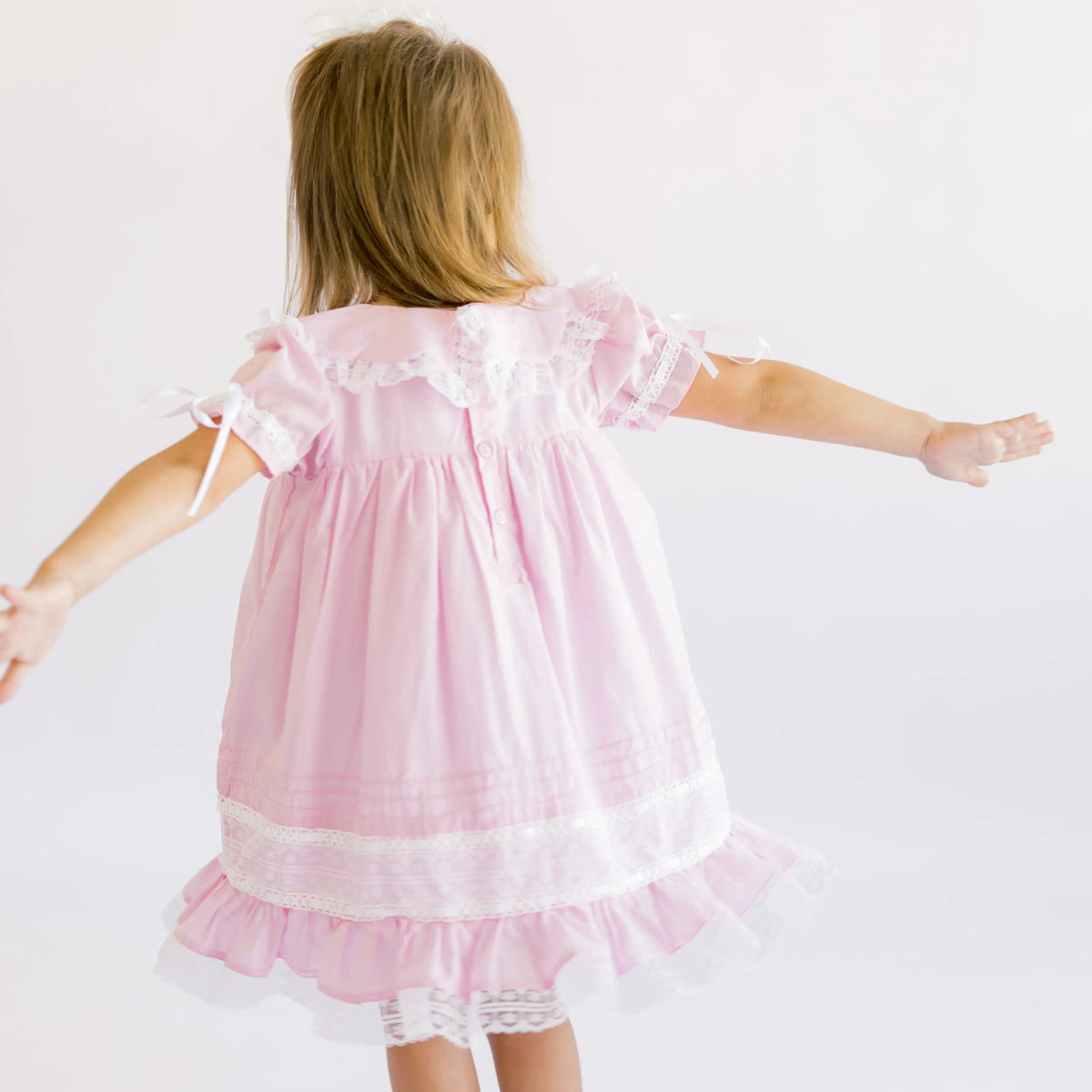 Estelle Heirloom Dress In Pink