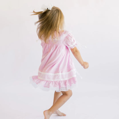 Estelle Heirloom Dress In Pink