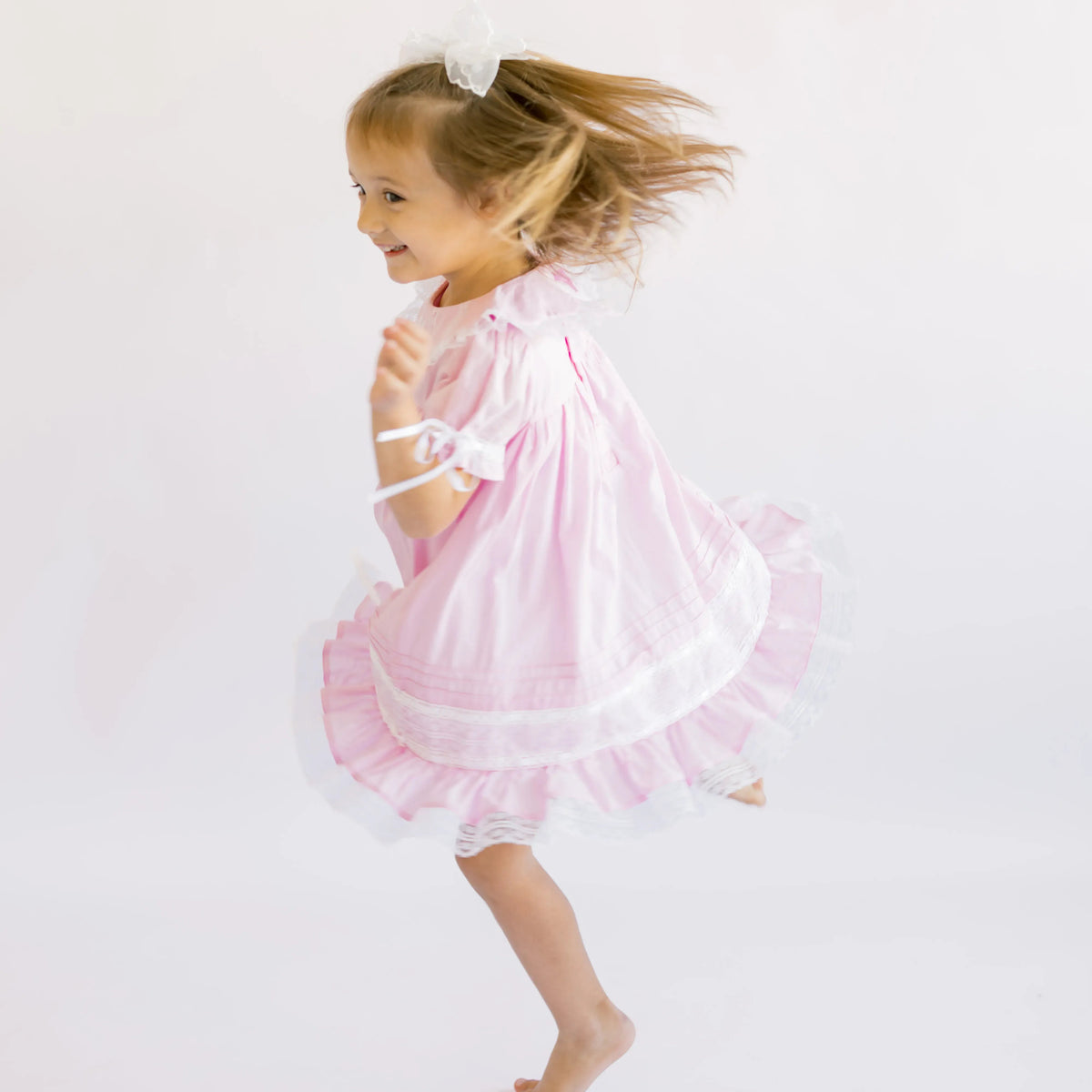 Estelle Heirloom Dress In Pink