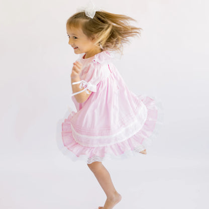 Estelle Heirloom Dress In Pink