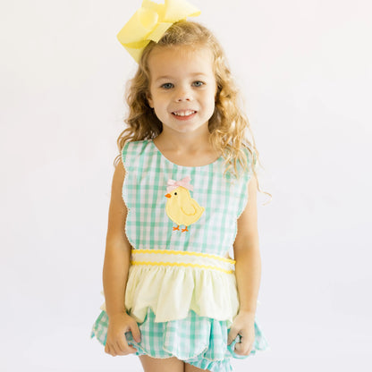 Mint Chickie Bloomer Set
