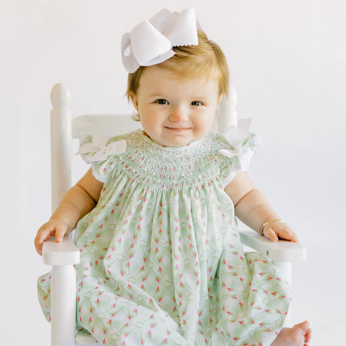 Tilly Tulips Smocked Dress