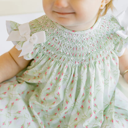 Tilly Tulips Smocked Dress