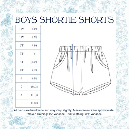 BOYS SMOCKED CRAYONS SHORT SET