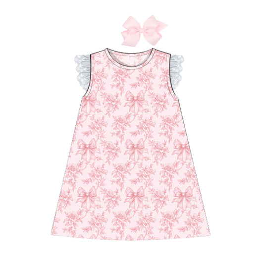 BLOOMING BOWS KNIT PLAY DRESS