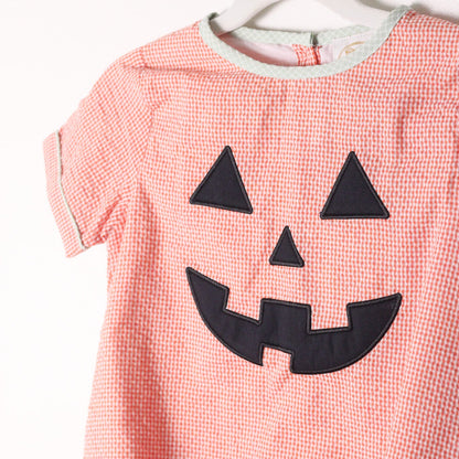 BOYS GINGHAM JACK-O-LANTERN BUBBLE