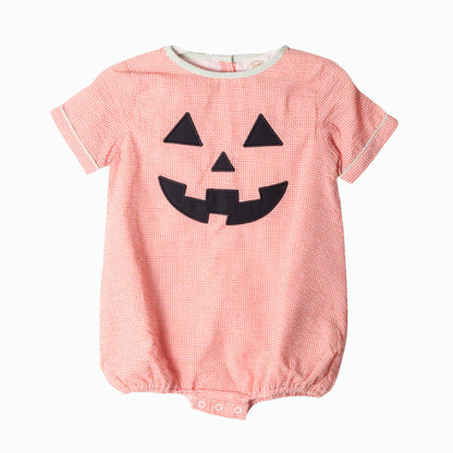 BOYS GINGHAM JACK-O-LANTERN BUBBLE