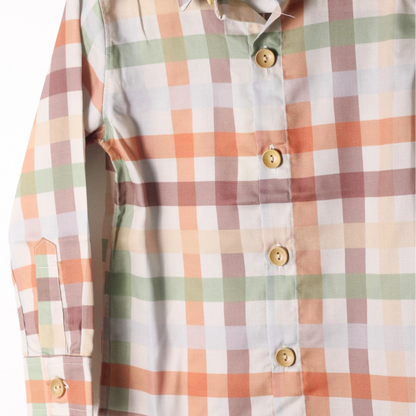 Fall Plaid Button Up Shirt