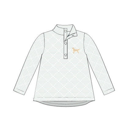 GOLDEN RETRIEVER QUILTED PULLOVER