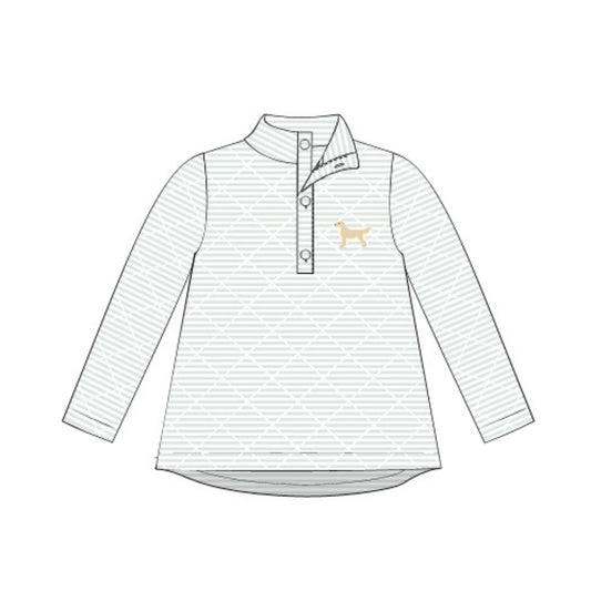 GOLDEN RETRIEVER QUILTED PULLOVER