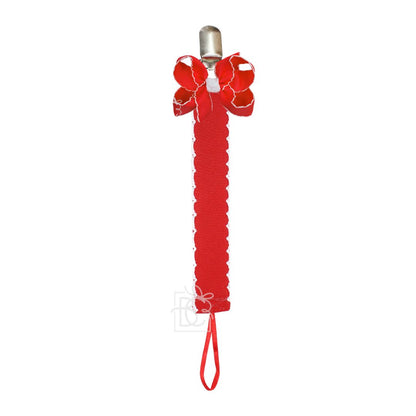 BEYOND CREATIONS BOW PACIFIER CLIP