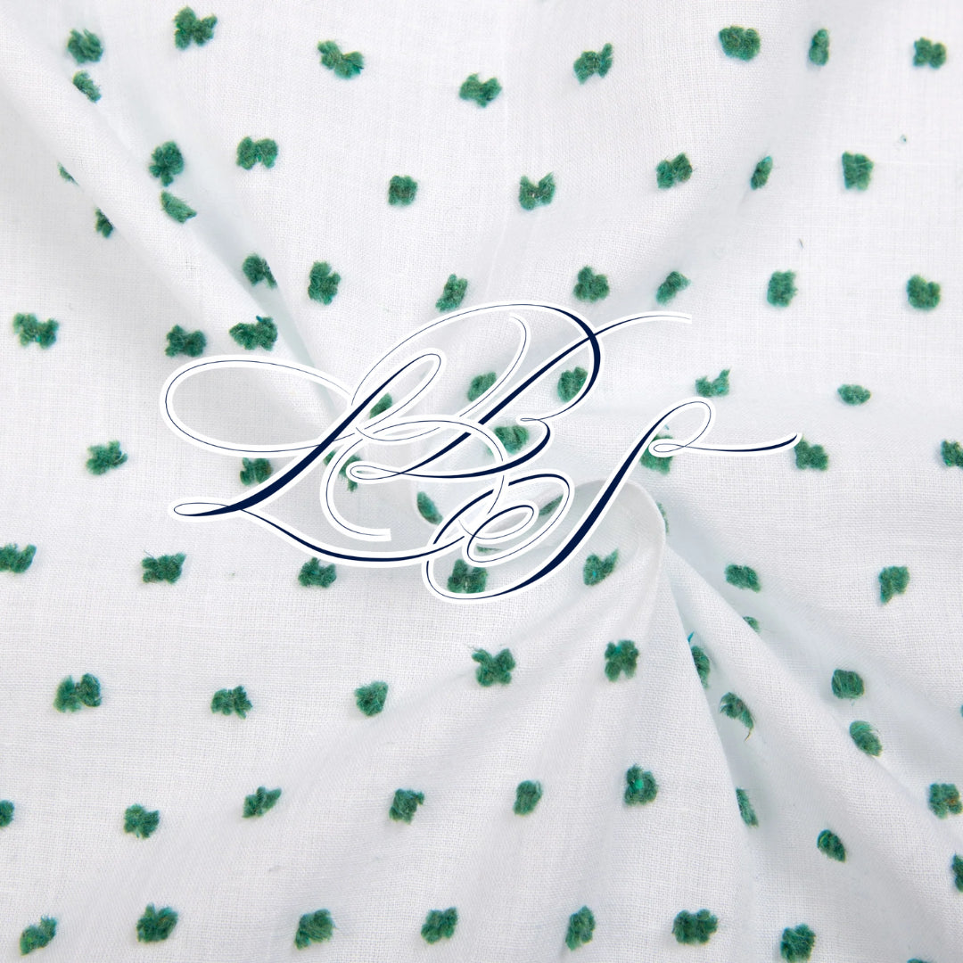 BOYS ST. PATRICKS DAY RIBBON SWISS DOT BUBBLE