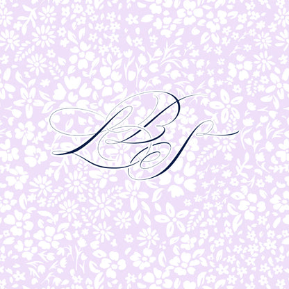 LAVENDER & PINK FLORAL BUBBLE