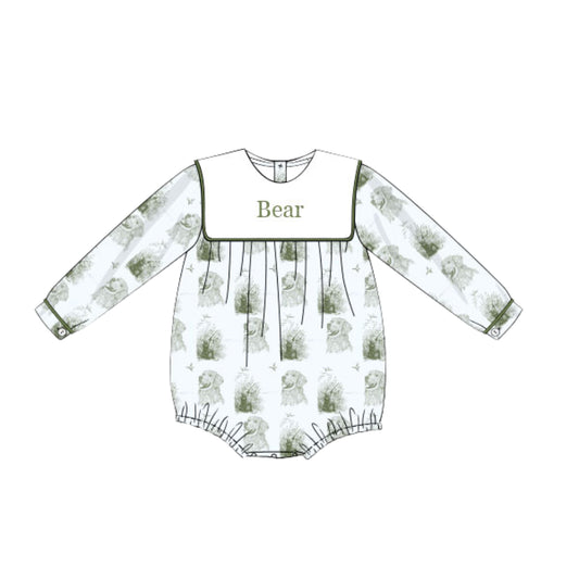 HUNTING TOILE BIB BUBBLE