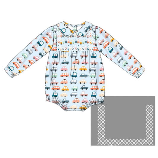 CALS CARS SMOCKED BUBBLE