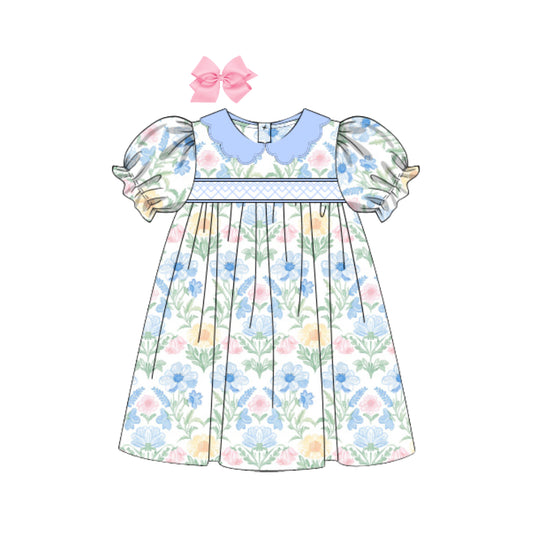 MARJORIE FLORAL SMOCKED DRESS