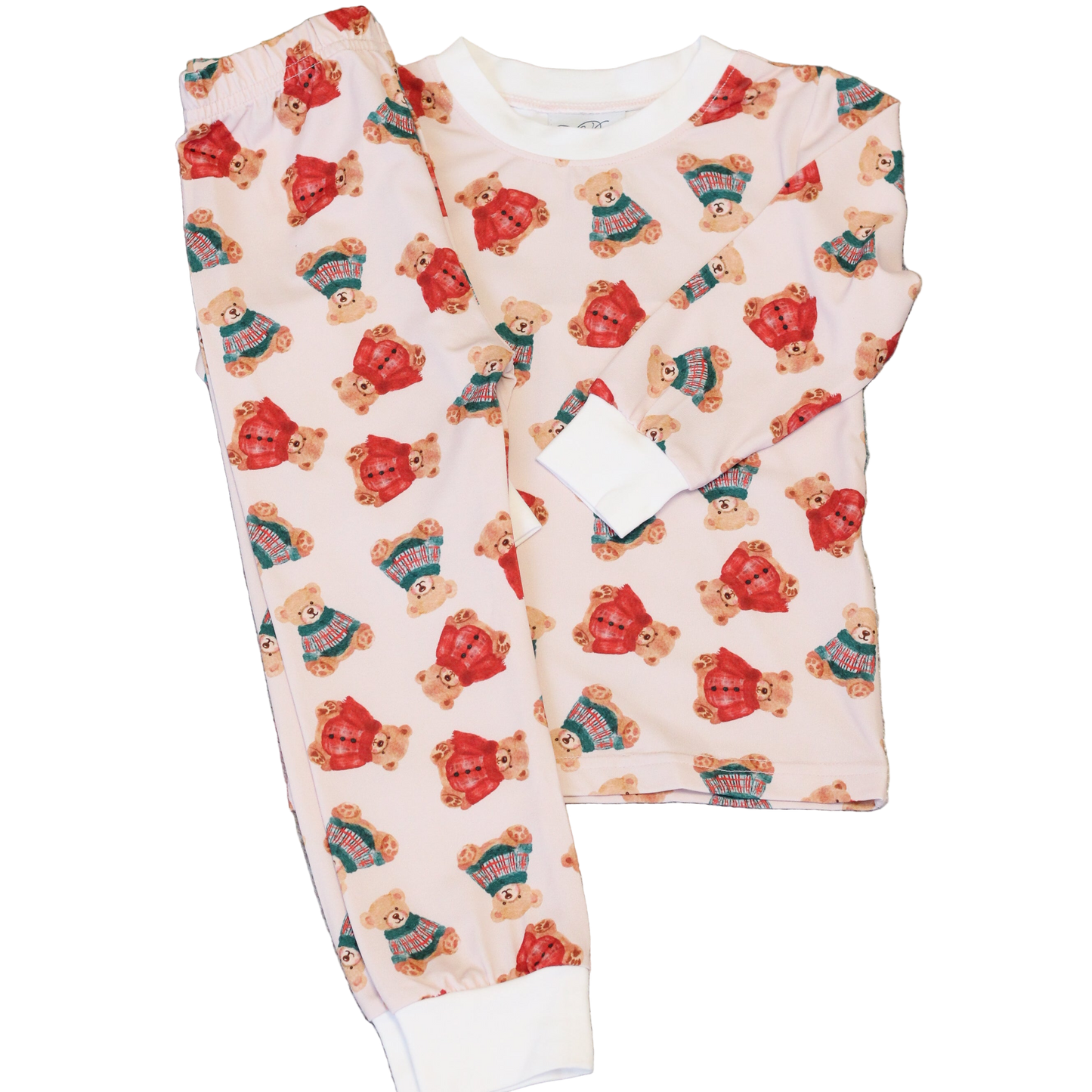 BOYS CHRISTMAS TEDDIES 2PC LOUNGEWEAR