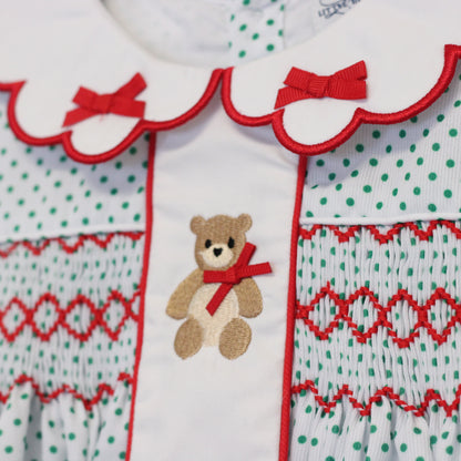 GIRLS BITTY DOT TEDDY BEARS BUBBLE